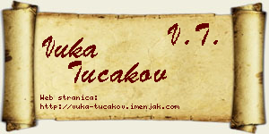 Vuka Tucakov vizit kartica